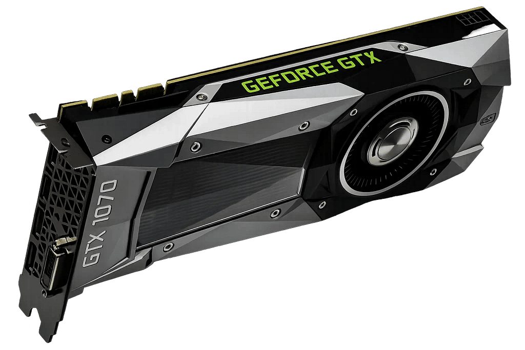 Nvidia GeForce GTX 1070 Rear