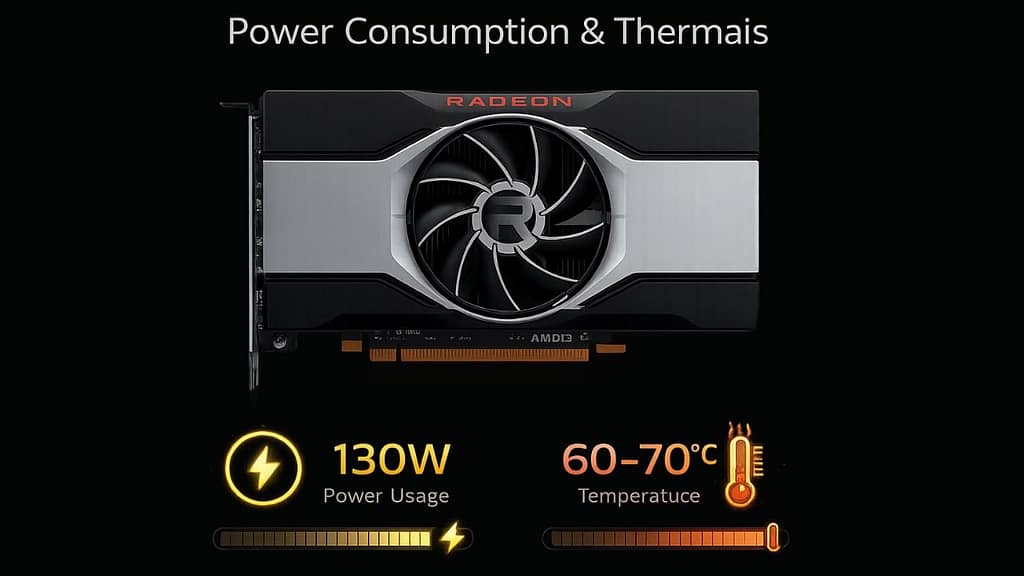 RX 6600 Power Consumption & Thermals