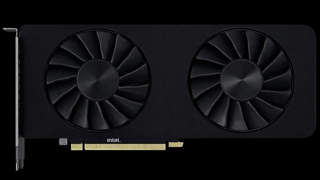 Intel Arc A770 graphics card front