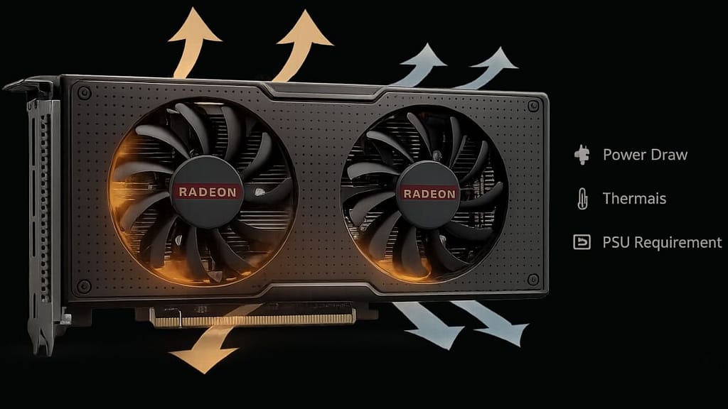 RX 580 with thermal and power visualization