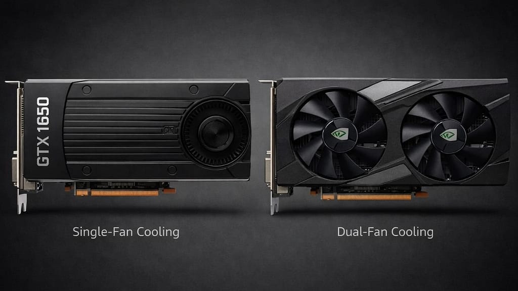 Single-fan and dual-fan
