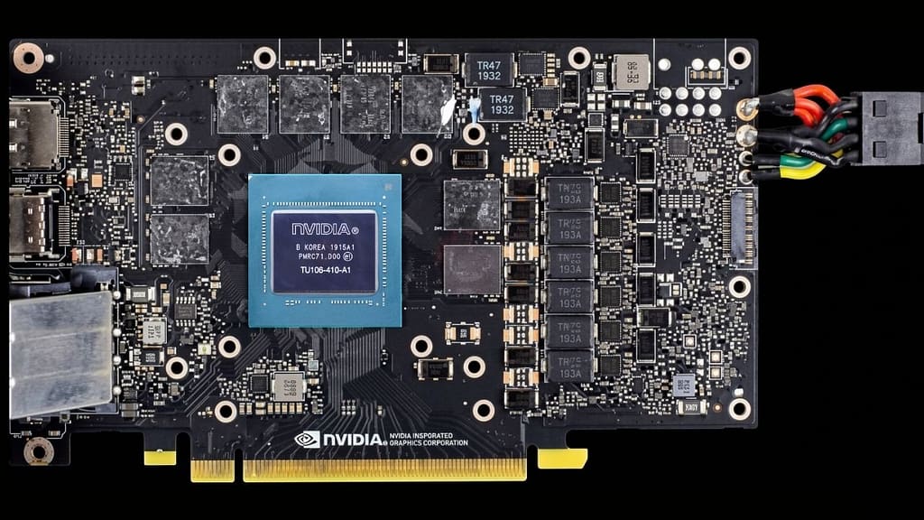 NVIDIA GeForce RTX 2060 Super PCB Front