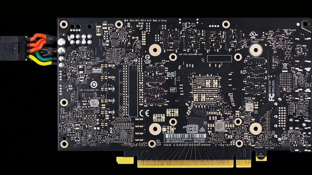 NVIDIA GeForce RTX 2060 Super PCB Back