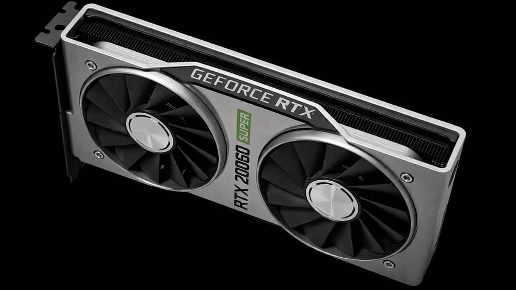 NVIDIA GeForce RTX 2060 Super top cooler shot