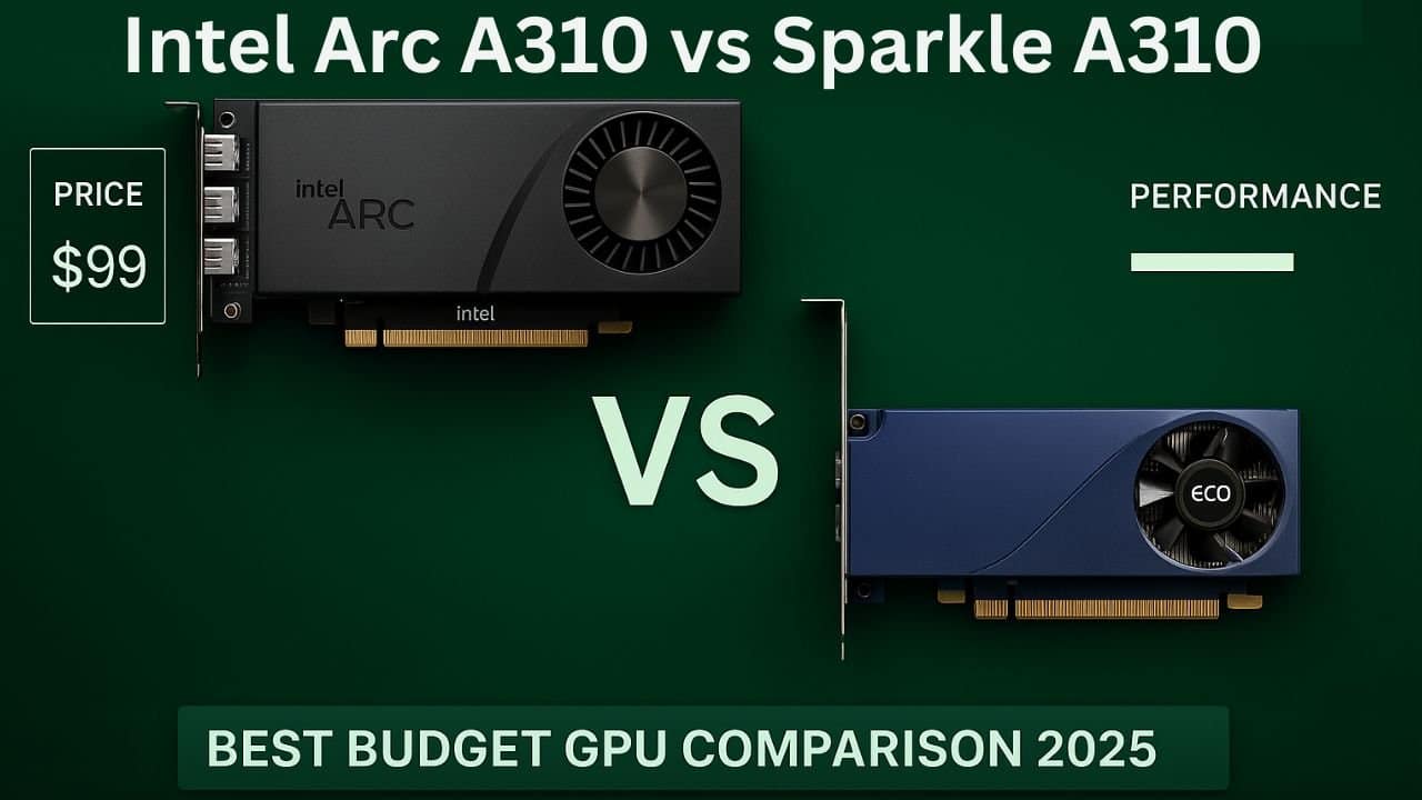 Intel Arc A310 vs Sparkle ECO