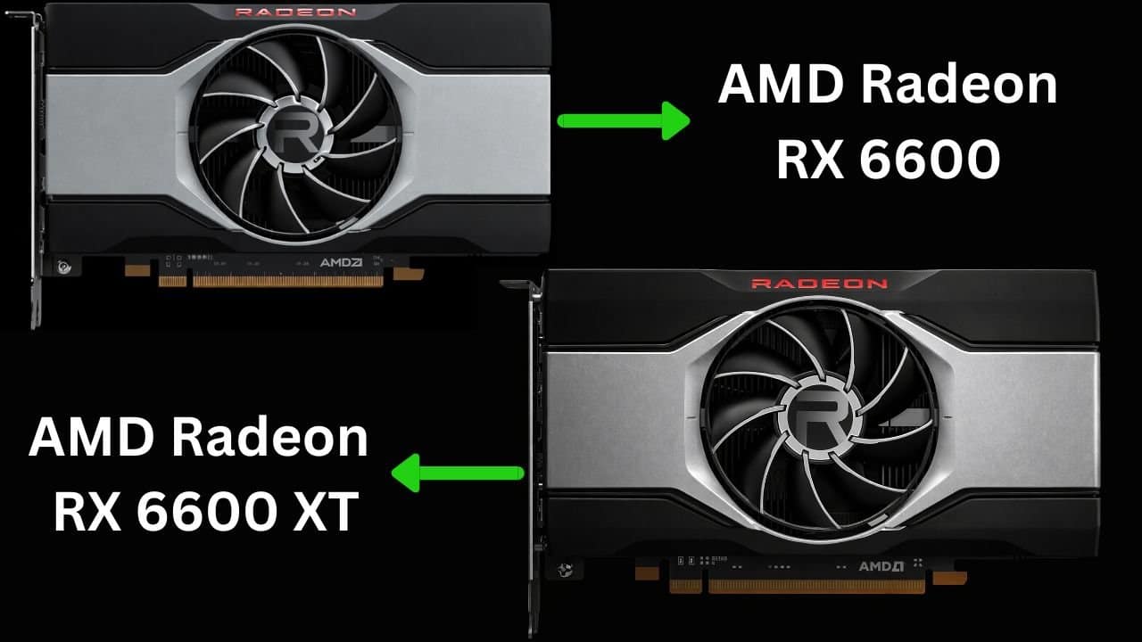 AMD Radeon RX 6600 vs RX 6600 XT